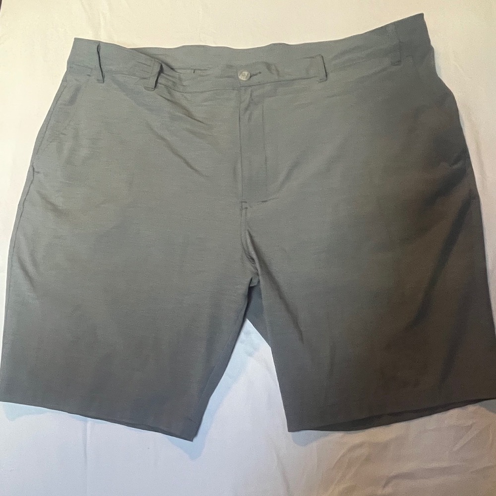 Callaway Mens Grey Micro Stripe Performance Golf Shorts Size 44 Stretch Active